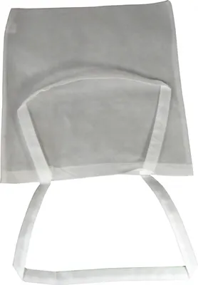 Produktbild von 5 PP Tragetasche weiß 38x42 Langer Henkel