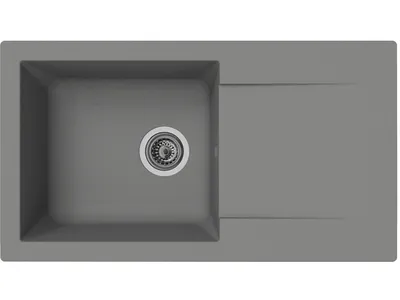 Produktbild von Respekta Spüle Küchenausstattung Denver Mineralite Grau Einbauspüle innovativ praktisch
