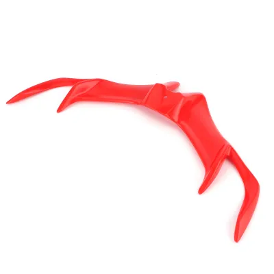 Image de Cache pour ailette aérodynamique de carénage avant – Accessoire compatible avec la Yamaha R15 V3 2017-2020 – Rouge