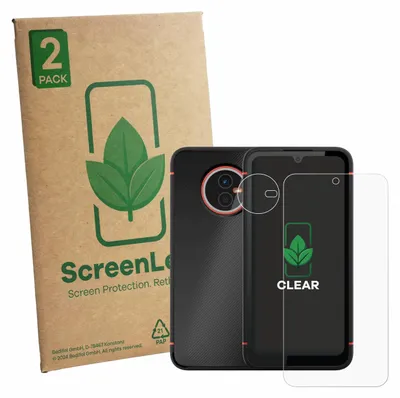 Produktbild von 2x ScreenLeaf Schutzfolie für Gigaset GX4 / GX4 Pro (Display+Kamera) Displayschutz Display Schutz Folie Klar Transparent