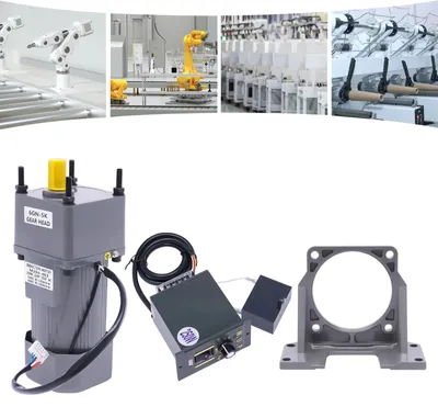 Produktbild von Elektromotor - Einphasen-AC 250 W - Reversierbar - Variable Drehzahl - Ohne Getriebe - Mit einstellbarem Drehzahlregler - 220 V