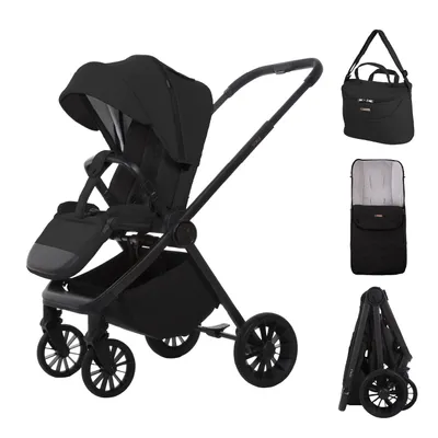 Zdjęcie produktu dla Babylux Wózek Spacerowy Dziecięcy SCALE – Wózek Podróżny z Funkcją Leżenia, Kompaktowy, Lekki, Teleskopowa Rączka, Składany, Torba, Akcesoria
