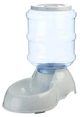 Image de Herzberg HG-04180 : Distributeur automatique de nourriture pour animaux de compagnie avec système de dosage - 3,5 L