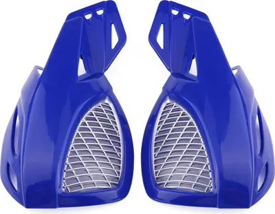 Imagen del producto de Protectores de manos universales para motocicletas, scooters, ATVs y bicicletas de cross de 7/8 de pulgada, color azul