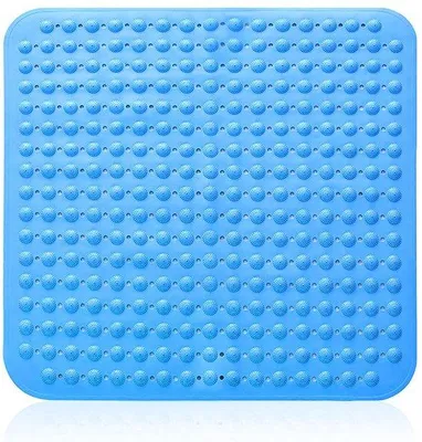 Obrázok produktu pre Protisklzová sprchová rohož Unyqoos® 48 x 48 cm s masážnou funkciou a prísavkami do sauny