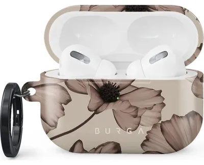 Produktbild von Schutzhülle für AirPods Pro 2, Burga Barely Yours, Beige mit Blumenmuster