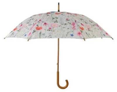 Immagine prodotto di Mars & More, ombrello "Blumenwiese", colore crema, 105 cm