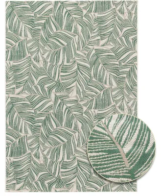 Produktbild von Primaflor In- und Outdoorteppich PARADISE - Leaves - 160x230cm - Vintage Muster Außenteppich ideal als Terrassenteppich & Balkonteppich