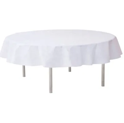 Produktbild von Tischdecke, Weiß, Rund - 330cm Durchmesser, Treb SP