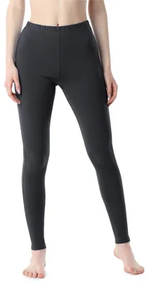 Image de Leggings longs en coton pour femme Bellivalini BLV50-198 (graphite, M)