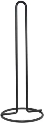 Produktbild von Küchenrollenhalter - Schwarz matt - Metall - H 33 cm