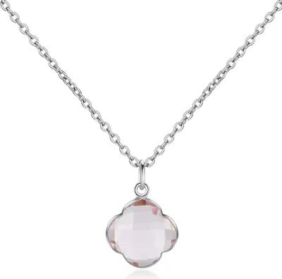 Immagine prodotto di Collana AILORIA CAPUCINE "Argento quarzo rosa