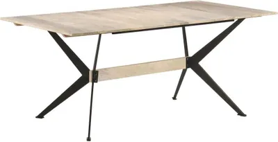 Produktbild von Esstisch 180x90x76 cm Massivholz Mango