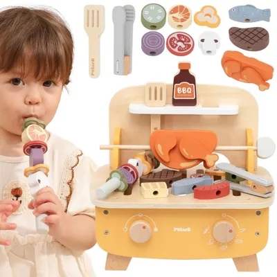 Obrázek produktu pro VIGA Dřevěná Sada na Grilování BBQ Gril