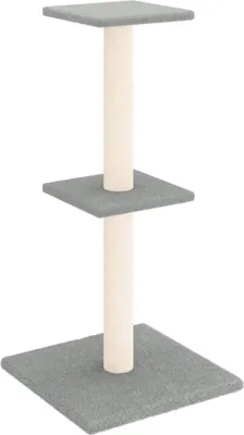Produktbild von vidaXL Kratzbaum mit Sisal-Kratzsäulen Hellgrau 73 cm