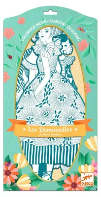 Image de Défilé de mode à colorier, Rebeca et ses amies, Djeco