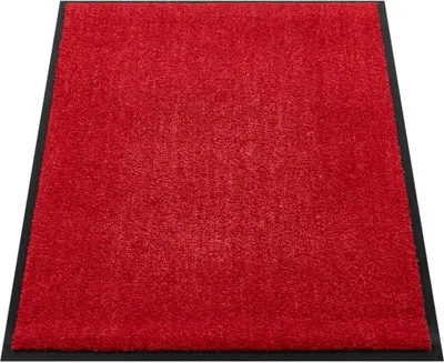 Produktbild von andiamo Fußmatte Super Wash and Clean rot uni 60 x 90 cm