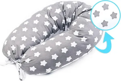 Obrázok produktu pre SENSILLO Tehotenský vankúš - GREY STARS