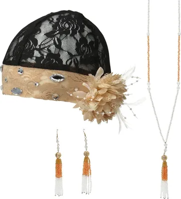 Produktbild von Damen Retro 20er Jahre Schmuckset 1 Set