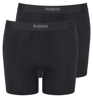 Obrázok produktu pre sloggi Pánske retro nohavice 2-balenie EVER Ease Short - ČIERNE - Veľkosť XL