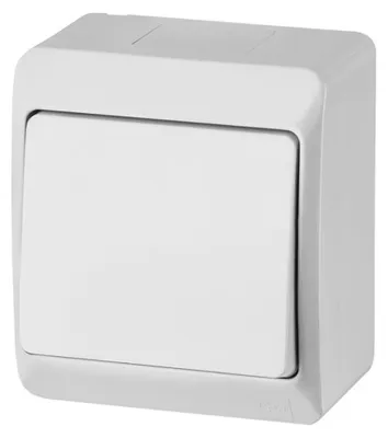 Image de Interrupteur en saillie blanc 6 AC 250 V 5331-02 / interrupteur