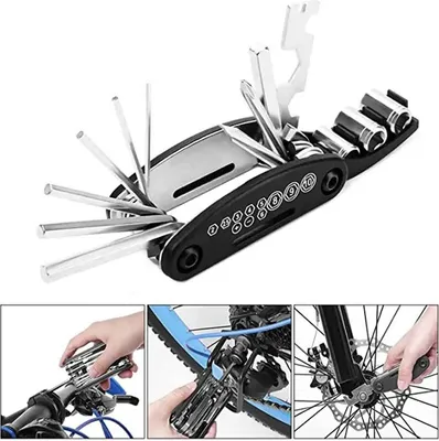 Obrázek produktu pro Sada 16 klíčů na kola pro opravy jízdních kol, motocyklů a skútrů v garáži