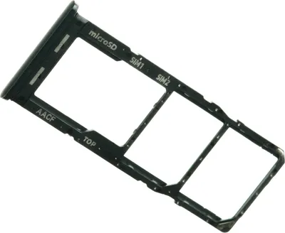 Produktbild von Simkarten Halter für Samsung Galaxy A13 - Tray Fach Schublade Schlitten Schwarz