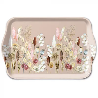 Produktbild von Tray Melamine – Tablett – 13 x 21 cm - Potpourri - Blumen