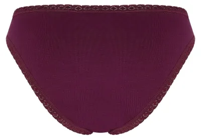Produktbild von Bio-Baumwoll-Slip mit Spitze – 3er Pack