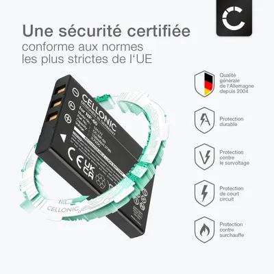 Image de CELLONIC 1x Batterie compatible avec Mustek DV 5500, 5600, 6500