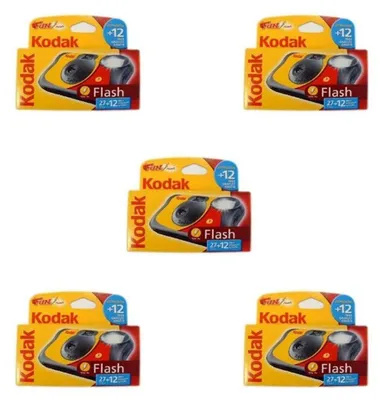 Obrázok produktu pre Balenie piatich jednorazových fotoaparátov s kapacitou 39 snímkov
