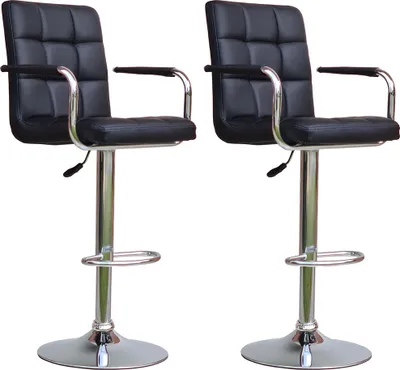 Image de A.L. Kids Tabouret de bar Comfy noir - 2 pièces
