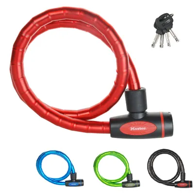 Image de Câble antivol MASTER LOCK, L.1 m x Diam.18 mm