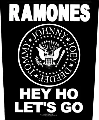 Produktbild von Ramones - Hey Ho Lets Go, Rückenaufnäher