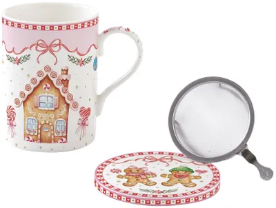 Obrázok produktu pre Porcelánový hrnček so sitkom Sladké Vianoce