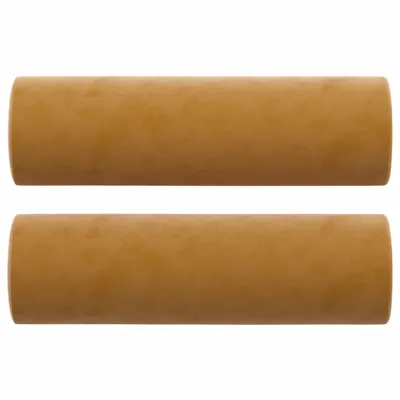 Immagine prodotto di vidaXL Cuscino decorativo 2 pz. Marrone Ø15x50 cm Velluto