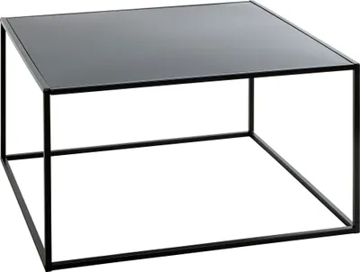 Produktbild von HAKU Beistelltisch Couchtisch schwarz - Metall, B/H/T: 70x40x70 cm