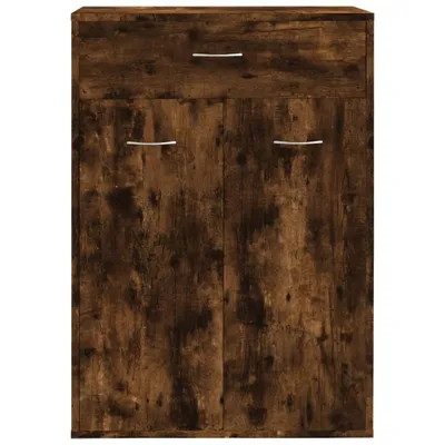 Produktbild von " "Schuhschrank/Flurschuhregal Skandinavisch - Schuhkommode - Räuchereiche 60x35x84 cm Holzwerkstoff NeuMöbel 3237037