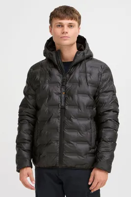 Produktbild von INDICODE IDLimans Herren Jacke Winterjacke Herrenjacke mit Kapuze Kordelzug Label-Details Regular fit