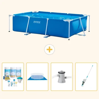 Obrázok produktu pre Obdĺžnikový bazén s rámom – 260 x 160 x 65 cm – 5-dielny – S20829