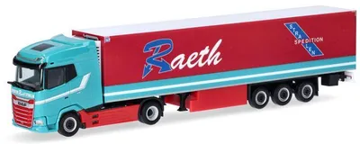 Obrázek produktu pro DAF XG 4x2 s chladírenským přívěsem 3 nápravy RAETH