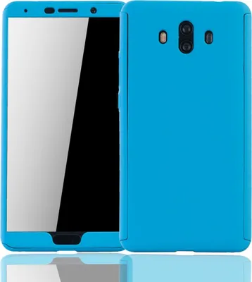 Produktbild von Handyhülle Schutzhülle für Huawei Mate 10 Full Case Cover Displayschutz 360 Blau