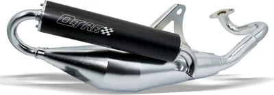 Image de Echappement Tecnigas Q-TRE homologué, chromé compatible avec Peugeot couché