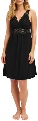 Produktbild von CALIDA Elegant Dreams Nachthemd Damen schwarz 48-50