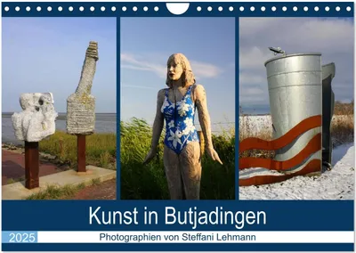 Produktbild von Kunst in Butjadingen 2025 (Wandkalender 2025 DIN A4 quer), CALVENDO Monatskalender
