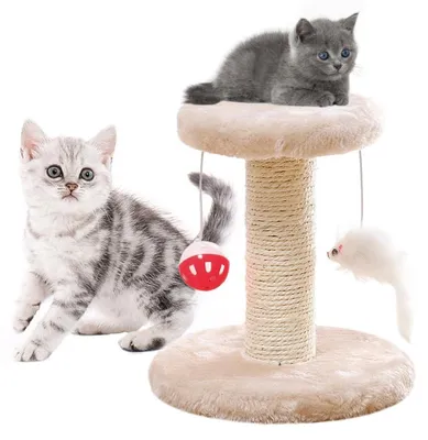 Image de Solidchoice - Griffoir pour chats en sisal naturel