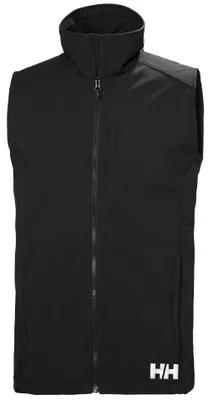 Productafbeelding van Helly Hansen heren softshell vest, model Paramount, kleur zwart, maat S