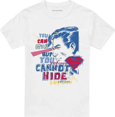 Immagine prodotto di Superman - Maglietta "Cannot Hide Xray Vision" per uomo/donna Unisex TV26475 (M) (Bianco)