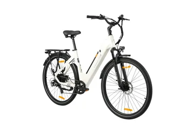 Produktbild von 28'' Elektrofahrrad E-Moutainbike 36V 18Ah E-Bike Pedelec Unisex 7Gang E-MTB E-Citybike, Elektrofahrrad 25KM/H für Damen und Herren ab 170 cm Weiss