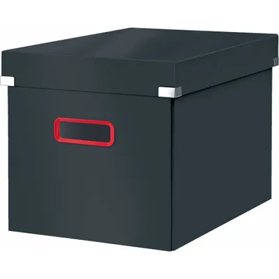 Obrázok produktu pre Esselte Leitz Ablagebox Click & Store Cosy Cube grau Hartpappe mit PP-Folie Aufbau mittels